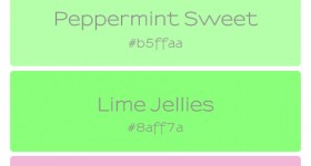 Candy Shoppe Colour Palette | Fine Lime Designs