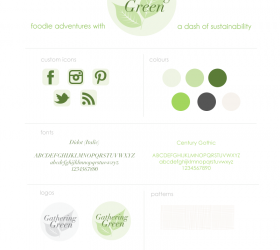 Gathering Green Branding | Fine Lime Designs