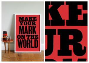 Make Your Mark print
