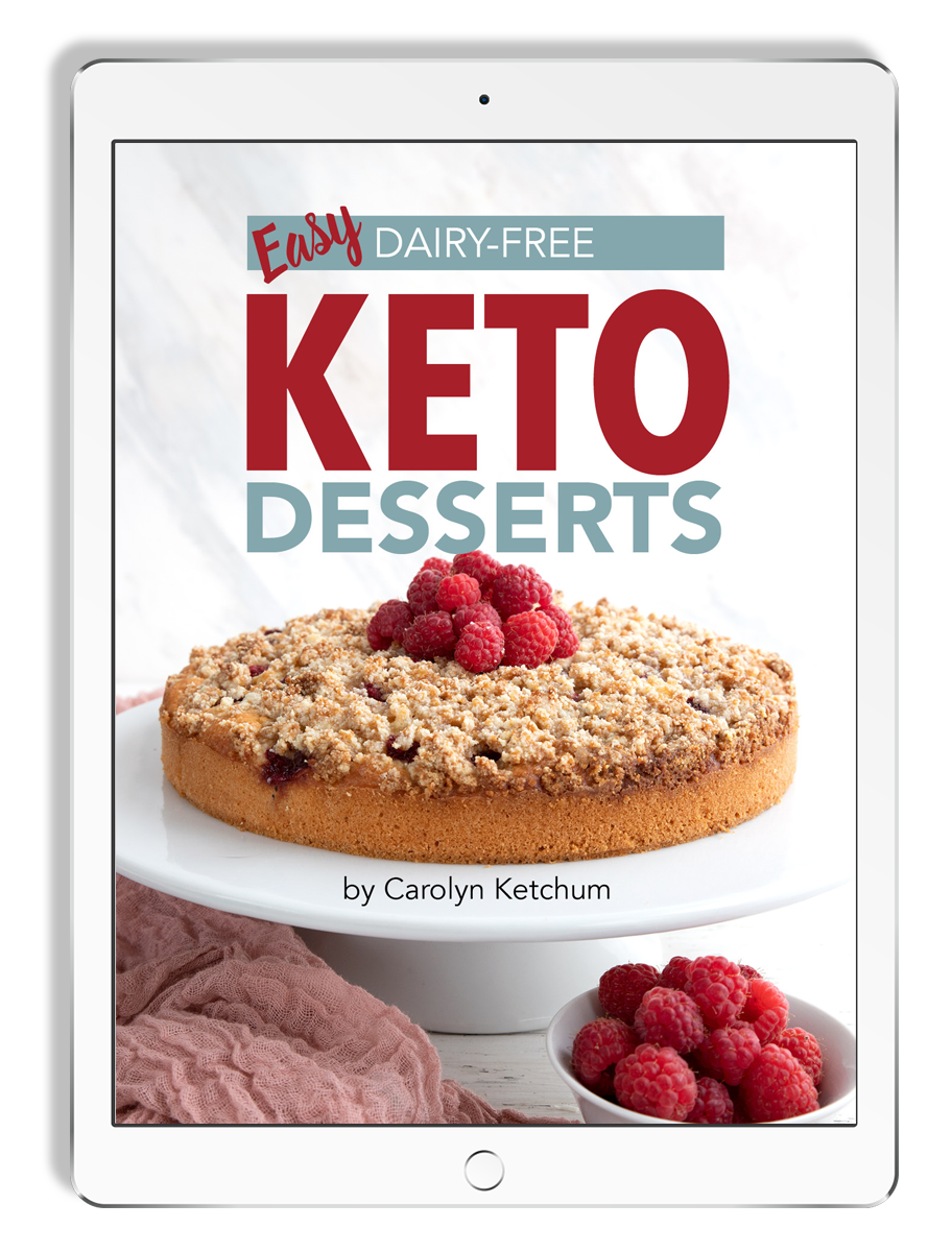 Easy Dairy Free Keto Desserts Cover
