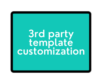 3rd party template customization